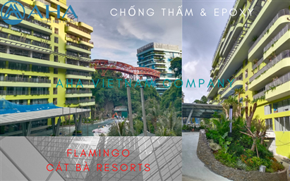 Thi công Chống thấm dự án Flamingo Cát Bà