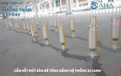 Quy trình thi công vết nứt bê tông