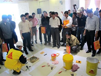 Chống thấm cổ ống xuyên sàn hiệu quả nhất