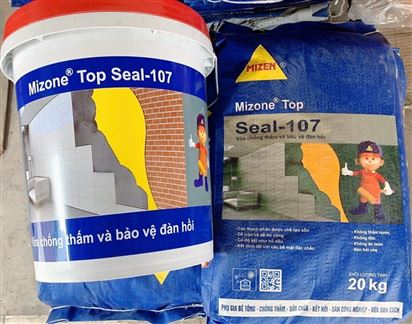 Mizone Top Seal 107 - Vữa chống thấm bảo vệ đàn hồi