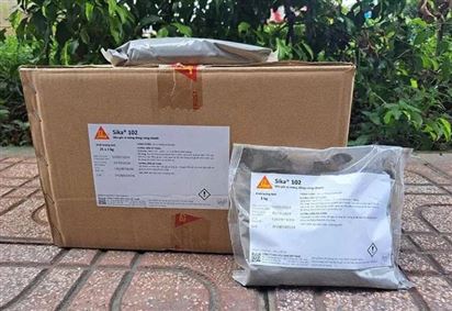 Sika 102 - Vữa chống thấm đông cứng nhanh, ngăn cản nước rò rỉ tức thời