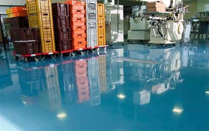 Thi công sơn Epoxy nền nhà xưởng chuyên nghiệp bằng sơn KCC